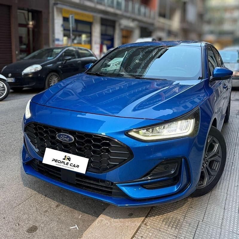 Usata Ford Focus ST-Line 125 CV (91 kW) 2023 Blu Berlina