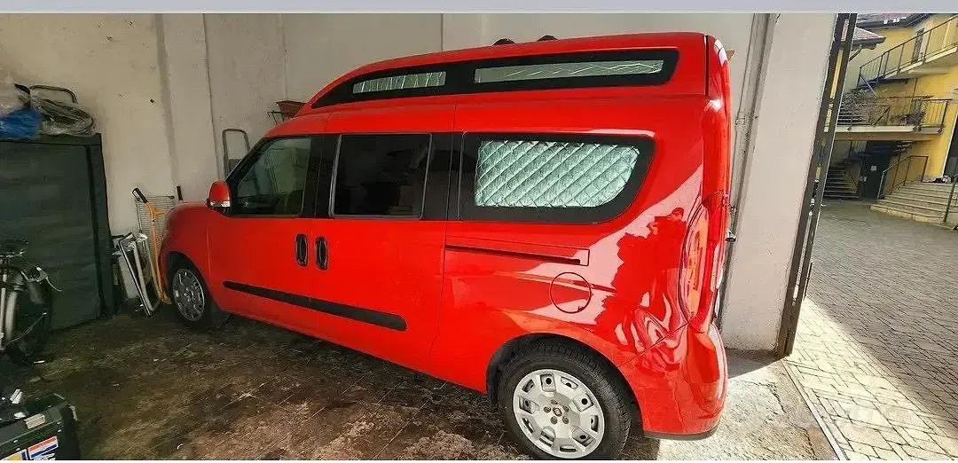 Usata Fiat Doblò 2014 Rosso Monovolume