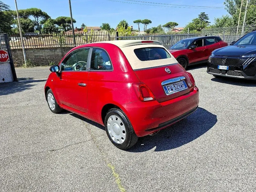 Usata Fiat 500C Pop 69 CV (50 kW) 2019 Rosso Cabrio
