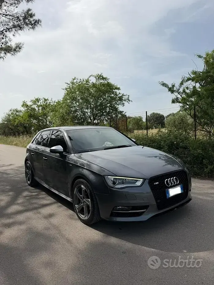 Begagnad Audi A3 S-Line 150 HK (110 kW) 2016 Grå Sedan
