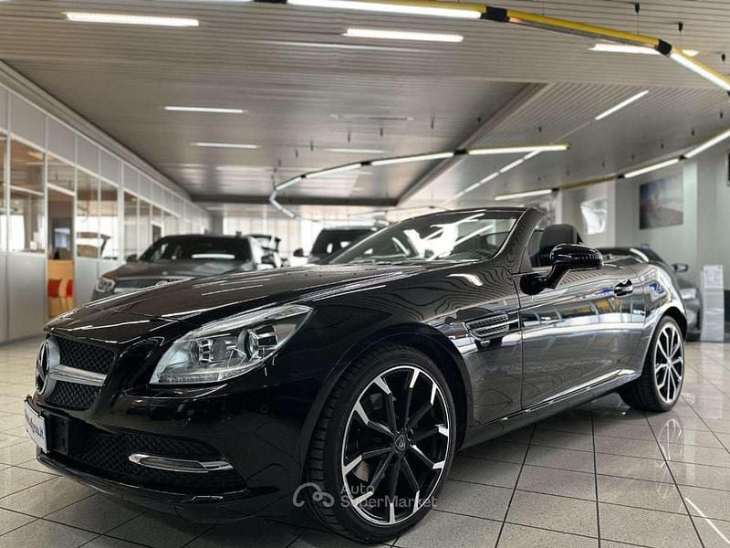 Usata Mercedes SLK200 184 CV (135 kW) 2015 Nero Cabrio