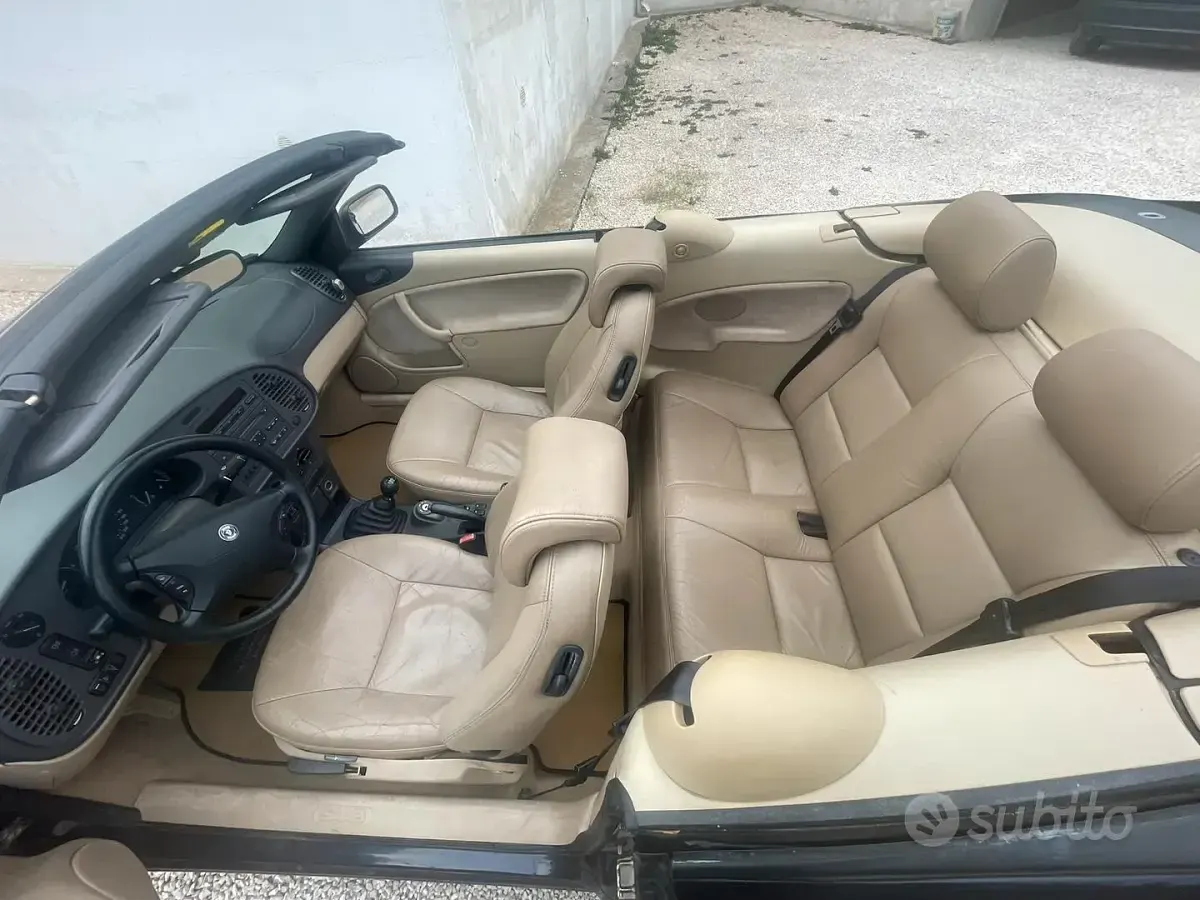 Usata Saab 9-3 185 CV (136 kW) 1998 Blu Cabrio