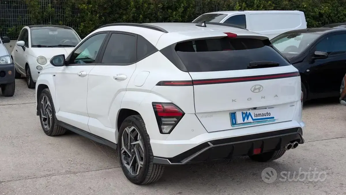 Usata Hyundai Kona N Line 105 CV (77 kW) 2024 Bianco SUV