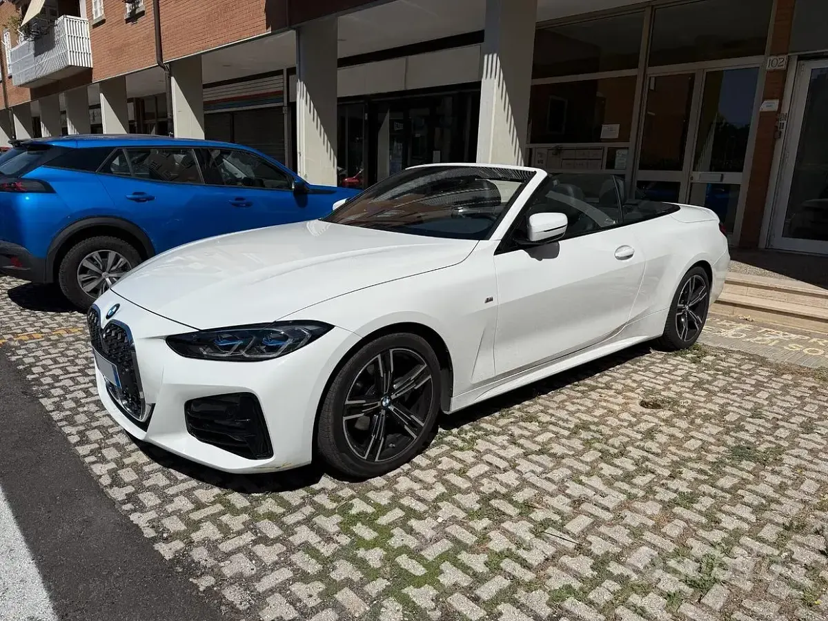 Usata BMW 420 M Sport 184 CV (135 kW) 2022 Bianco Cabrio