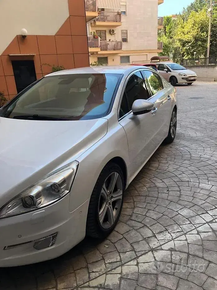 Usata Peugeot 508 204 CV (150 kW) 2011 Bianco Berlina