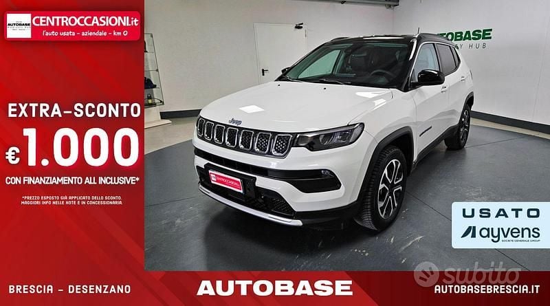 Usata Jeep Compass Limited 131 CV (96 kW) 2022 Bianco SUV