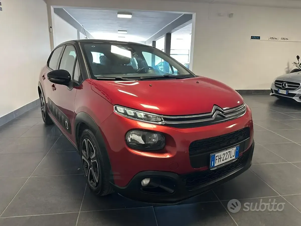 Usata Citroën C3 Shine 75 CV (55 kW) 2017 Rosso Berlina