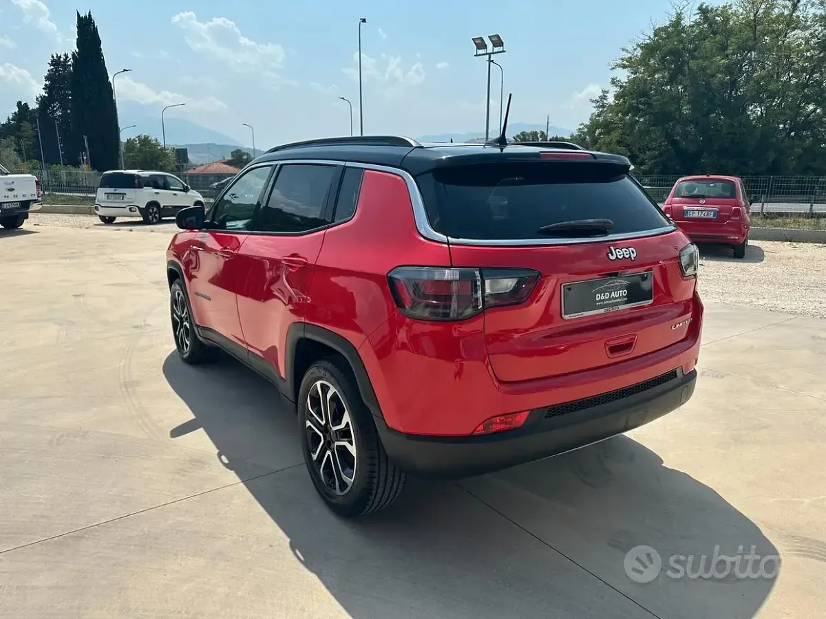 Usata Jeep Compass Limited 131 CV (96 kW) 2023 Rosso SUV
