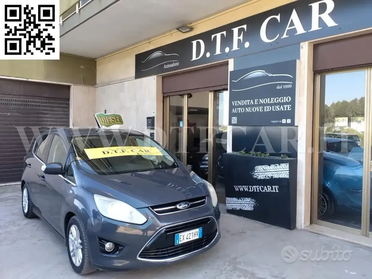 Usata Ford C-MAX Titanium 115 CV (84 kW) 2014 Grigio Monovolume