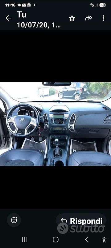 Usata Hyundai ix35 115 CV (84 kW) 2010 Grigio SUV