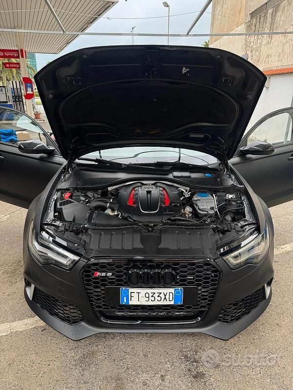 Usata Audi RS6 Ambiente 560 CV (411 kW) 2015 Nero Station wagon