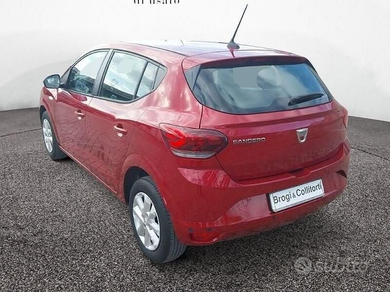 Usata Dacia Sandero Comfort 101 CV (74 kW) 2022 Rosso Berlina