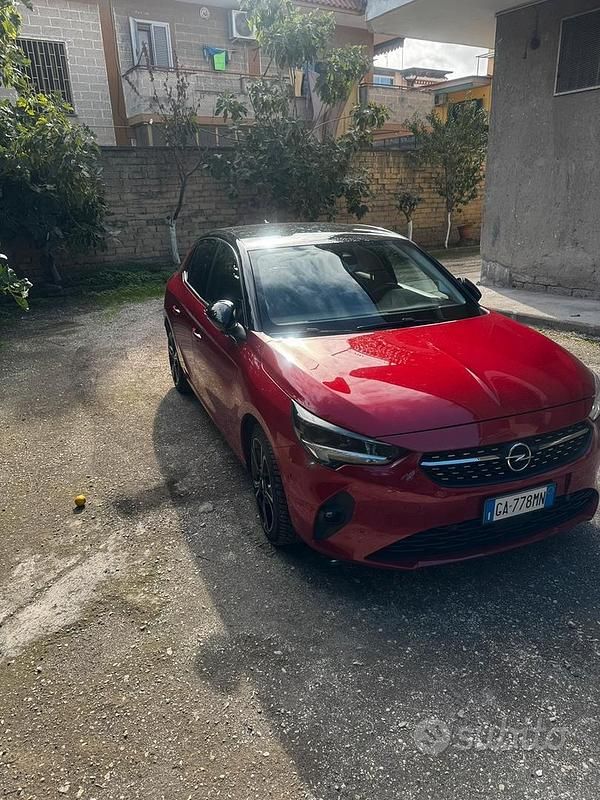 Usata Opel Corsa GS Line 102 CV (75 kW) 2020 Rosso Berlina
