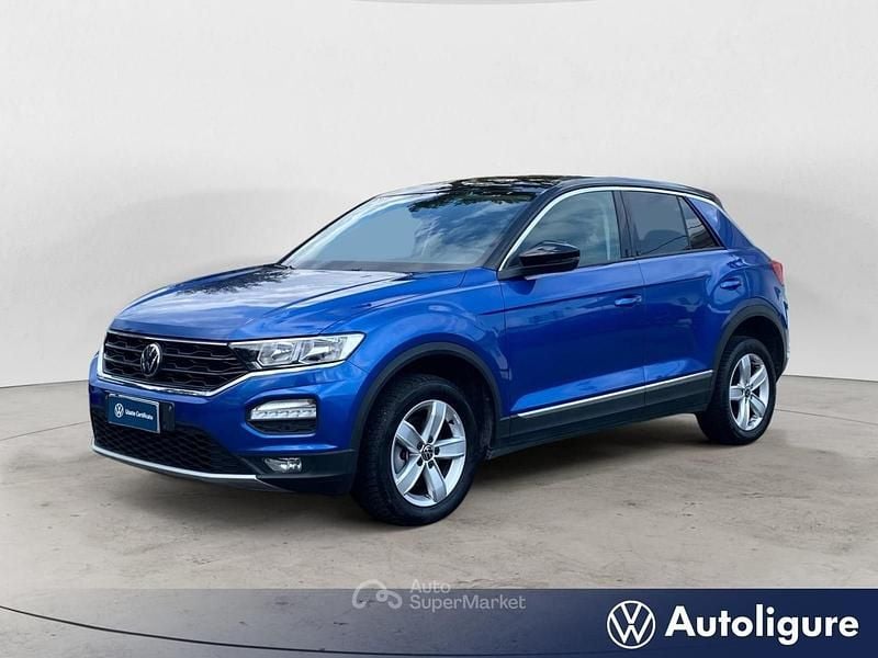 Usata VW T-Roc Style 110 CV (80 kW) 2022 Blu/azzurro SUV