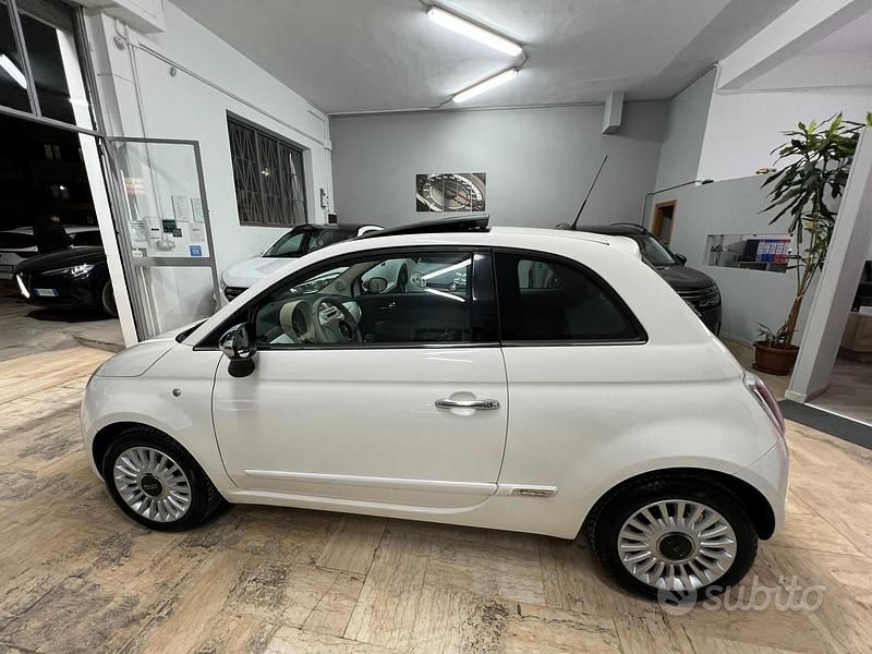 Usata Fiat 500 Lounge 75 CV (55 kW) 2008 Bianco Berlina