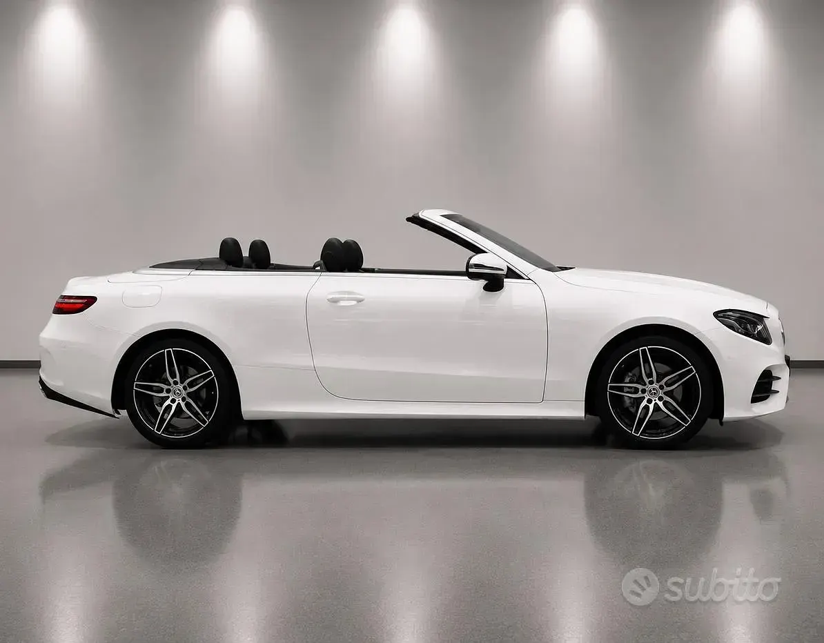 Usata Mercedes E220 Premium Plus 194 CV (142 kW) 2019 Bianco Cabrio