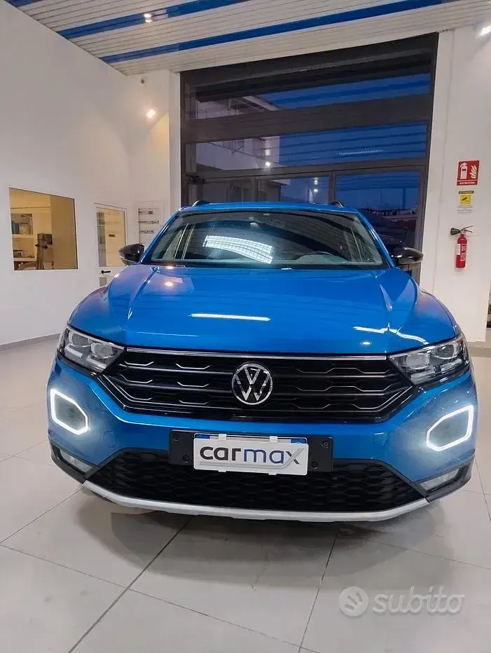 Usata VW T-Roc Advance 150 CV (110 kW) 2021 Blu SUV