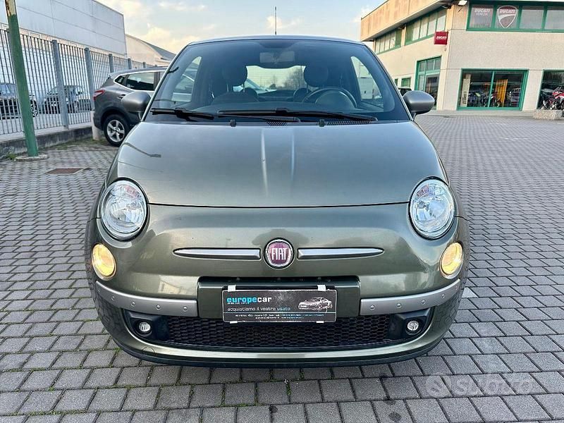 Usata Fiat 500 69 CV (50 kW) 2011 Verde Utilitaria