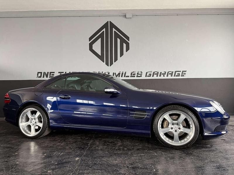 Usata Mercedes SL500 AMG line 306 CV (225 kW) 2003 Midnight blue metallic lack032 Cabrio