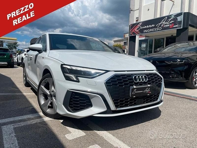 Usata Audi A3 S-Line 150 CV (110 kW) 2023 Bianco Berlina