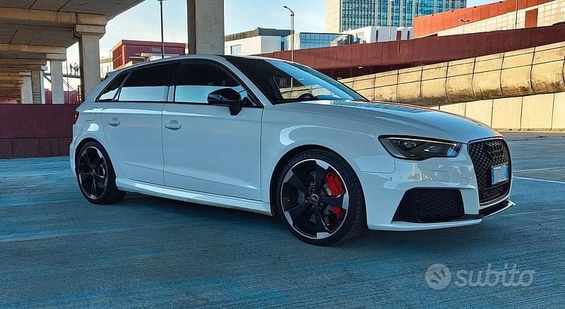 Usata Audi RS3 367 CV (269 kW) 2015 Bianco Berlina