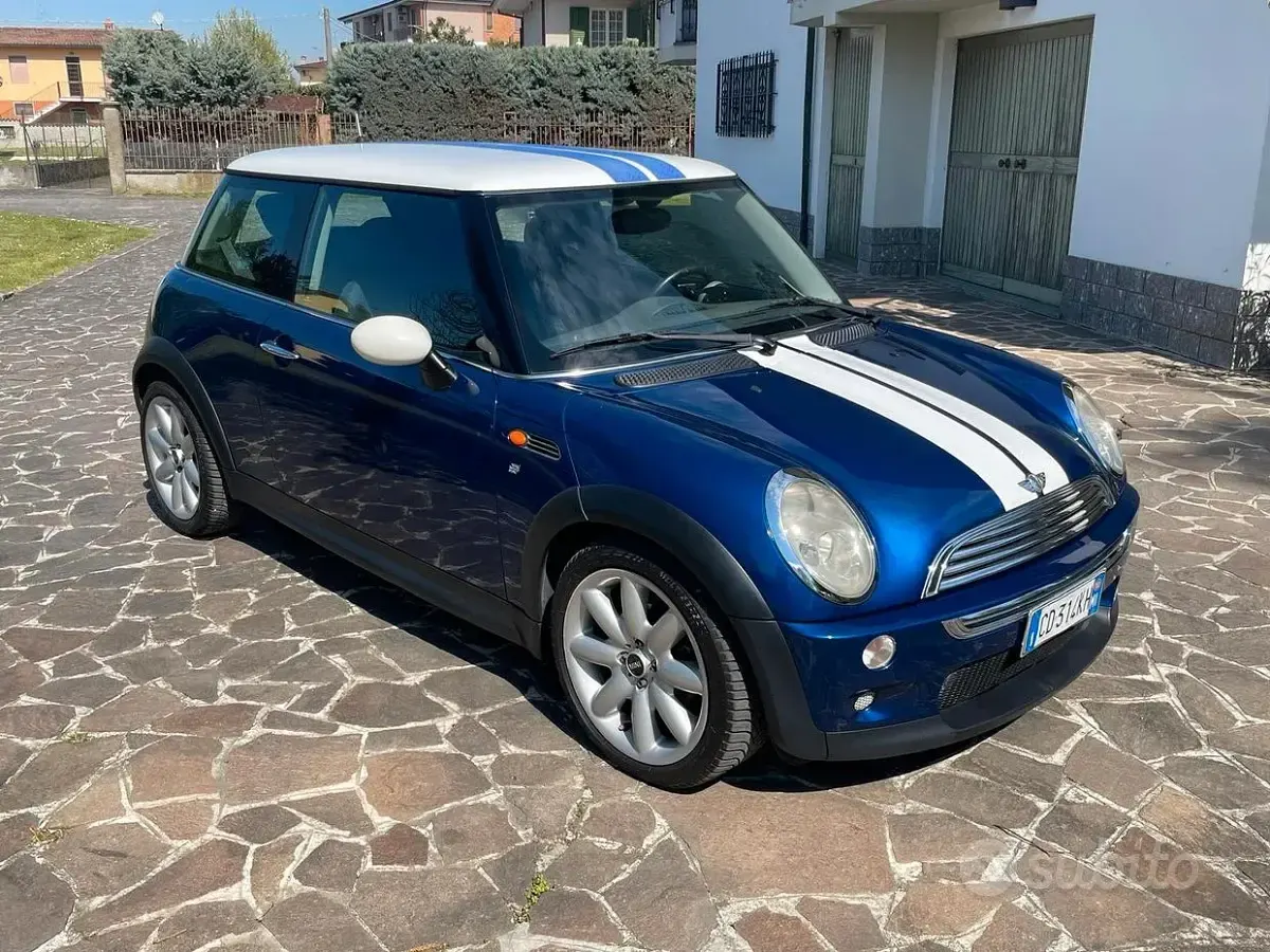 Usata Mini Cooper Coupé 116 CV (85 kW) 2002 Blu Coupé