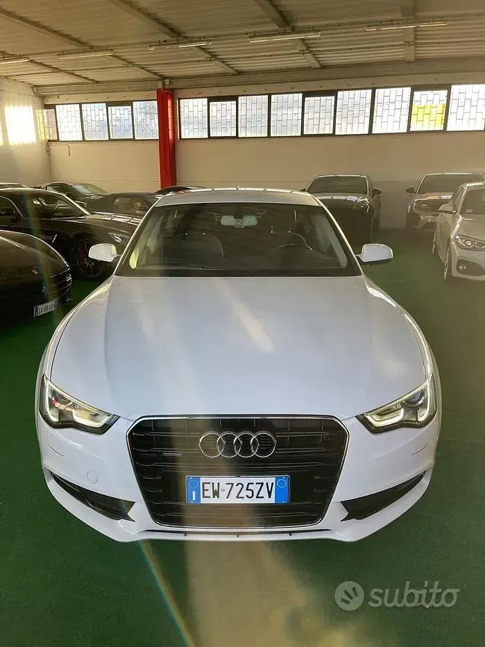 Usata Audi A5 177 CV (130 kW) 2014 Bianco Coupé