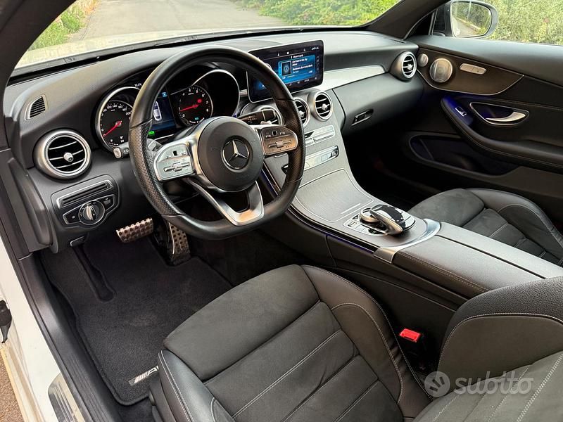 Usata Mercedes C200 Premium Plus 184 CV (135 kW) 2019 Bianco Coupé