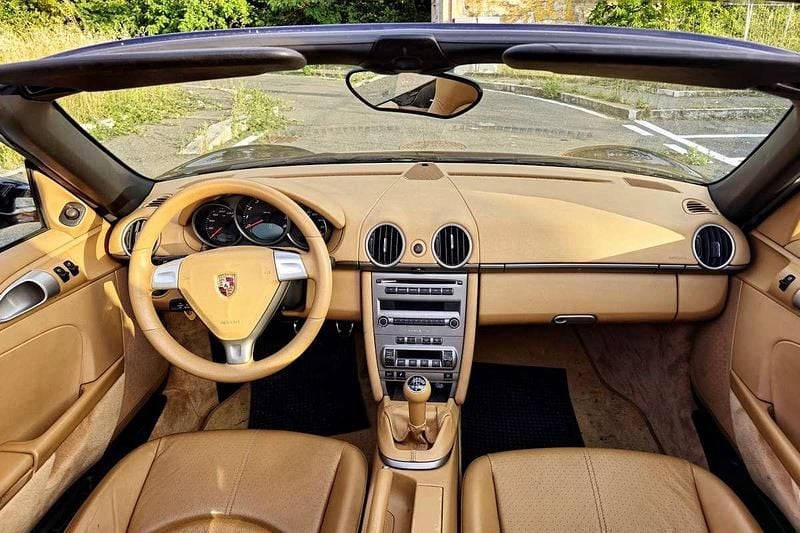Usata Porsche Boxster 239 CV (175 kW) 2005 Blu Cabrio