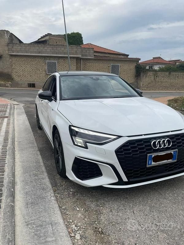 Usata Audi A3 S-Line 150 CV (110 kW) 2021 Bianco Berlina