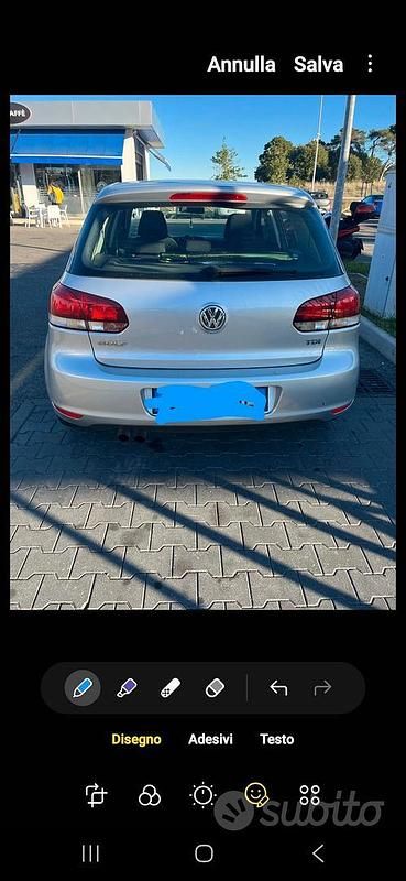 Usata VW Golf VI 110 CV (80 kW) 2009 Utilitaria