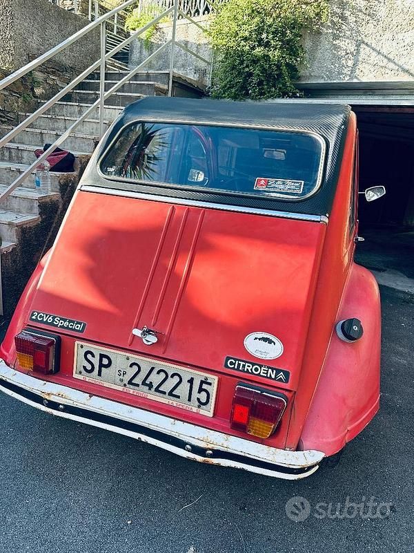 Usata Citroën 2CV 29 CV (21 kW) 1986 Rosso Berlina