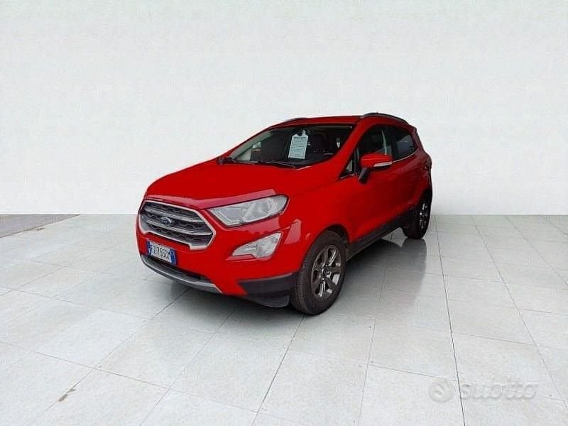 Usata Ford Ecosport Titanium 101 CV (74 kW) 2019 Rosso SUV