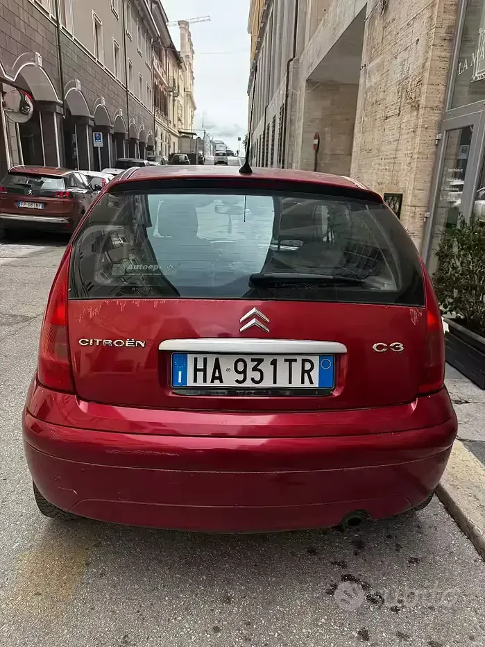 Usata Citroën C3 68 CV (50 kW) 2006 Rosso Berlina