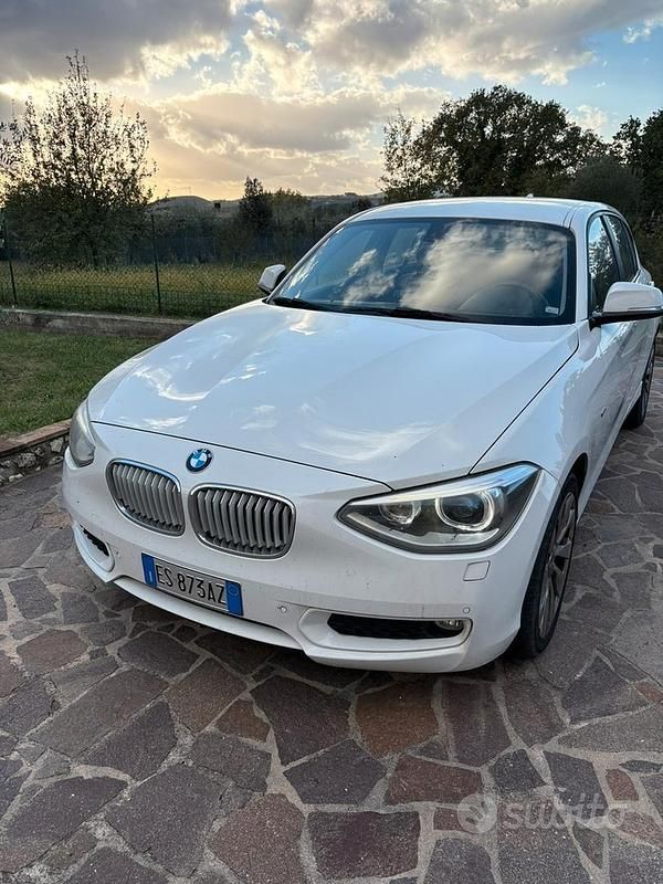 Usata BMW 116 Efficient Dynamics 116 CV (85 kW) 2013 Bianco Utilitaria