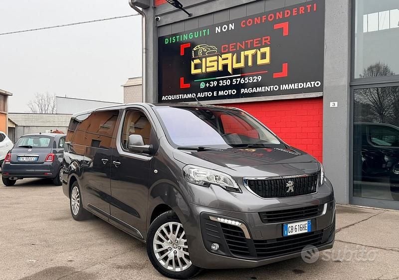 Usata Peugeot Traveller Allure 177 CV (130 kW) 2020 Grigio Monovolume