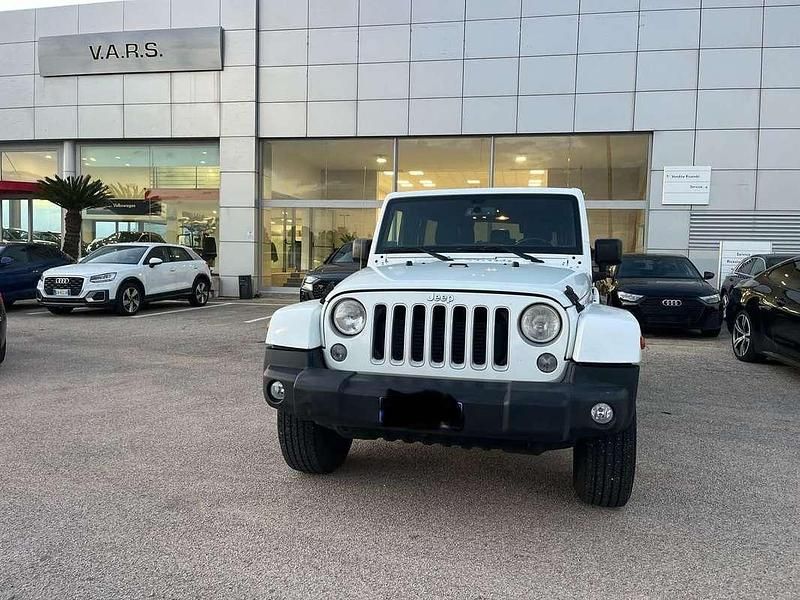 Usata Jeep Wrangler Unlimited Sahara 200 CV (147 kW) 2018 Bianco SUV