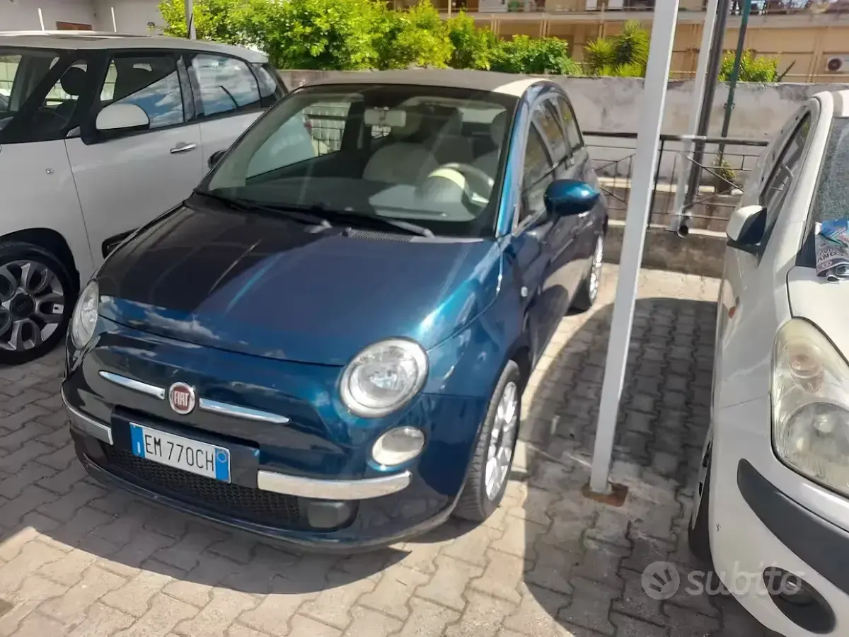 Usata Fiat 500C Lounge 95 CV (69 kW) 2013 Grigio Cabrio