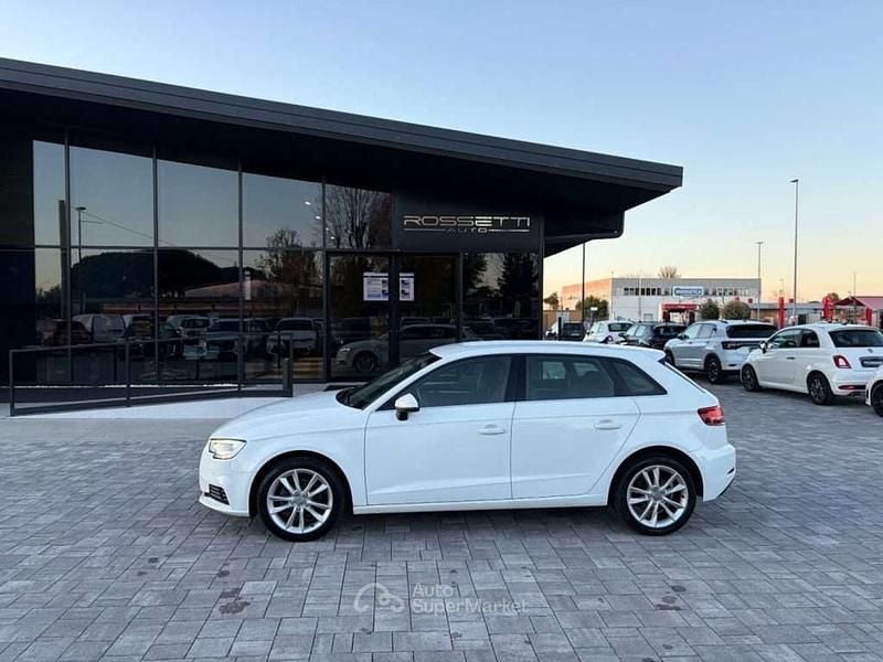 Usata Audi A3 116 CV (85 kW) 2019 Bianco Berlina