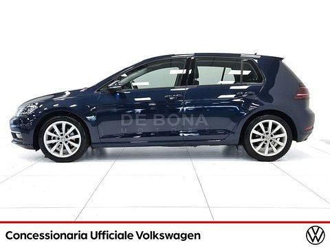 Usata VW Golf VII Highline 116 CV (85 kW) 2019 Azzurro Utilitaria