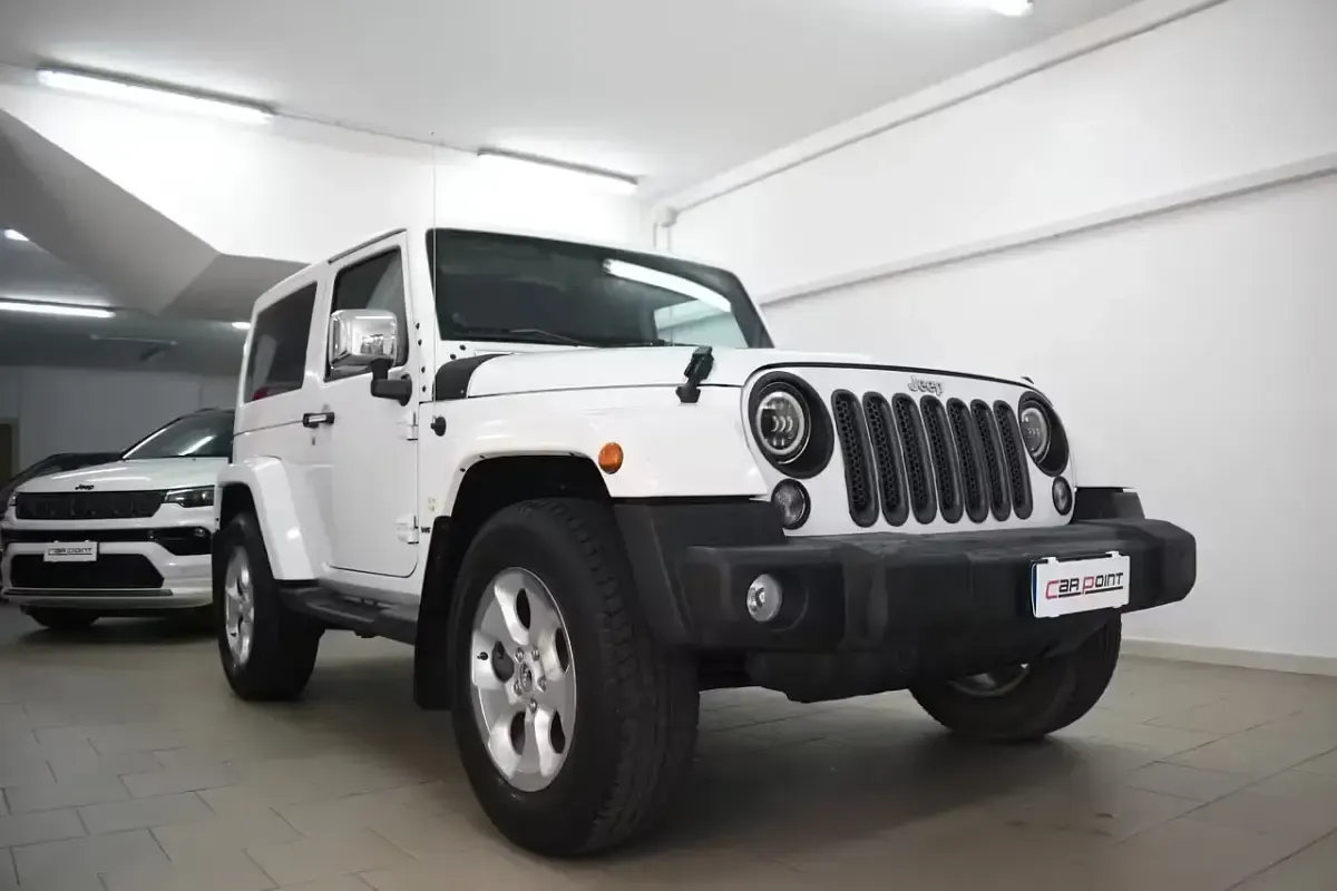 Usata Jeep Wrangler Unlimited Sahara 200 CV (147 kW) 2014 Bianco SUV