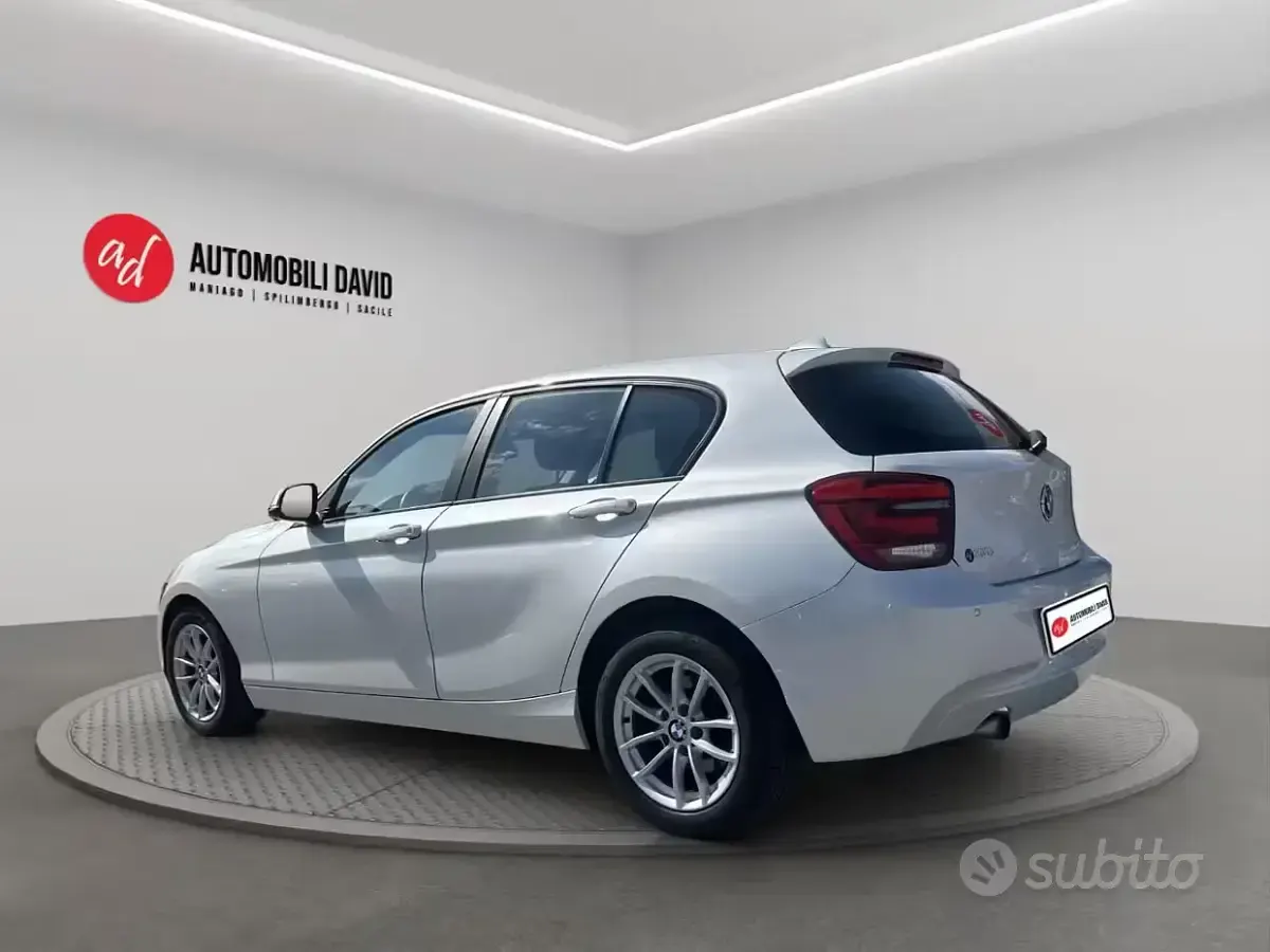 Usata BMW 118 Efficient Dynamics 170 CV (125 kW) 2014 Bianco Utilitaria