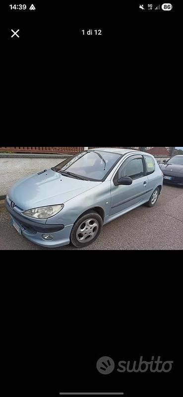 Usata Peugeot 206 2002 Blu Berlina