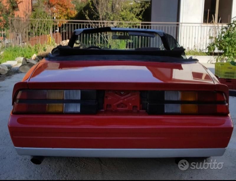 Usata Chevrolet Camaro Sport 1984 Rosso Cabrio