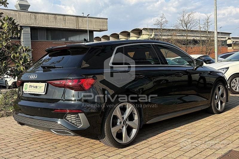 Usata Audi A3 Sportback S-Line 150 CV (110 kW) 2024 Nero Utilitaria
