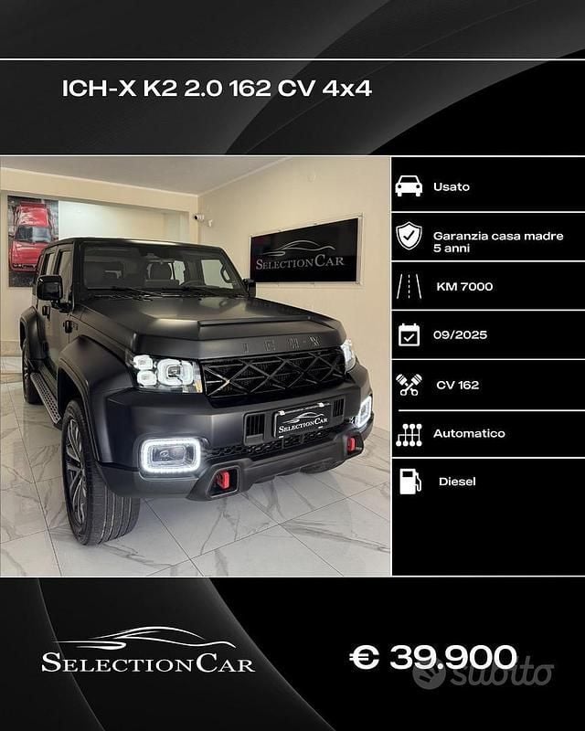 Usata ICH-X K2 162 CV (119 kW) 2025 Nero SUV