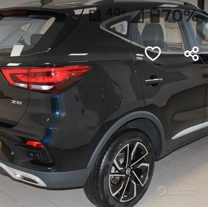 Usata MG ZS 106 CV (77 kW) 2025 Nero SUV