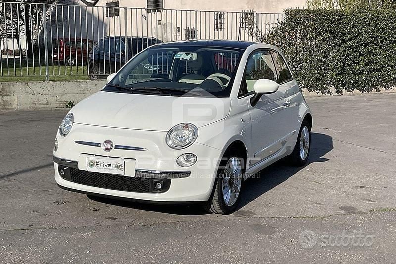 Usata Fiat 500 Lounge 69 CV (50 kW) 2014 Bianco Utilitaria