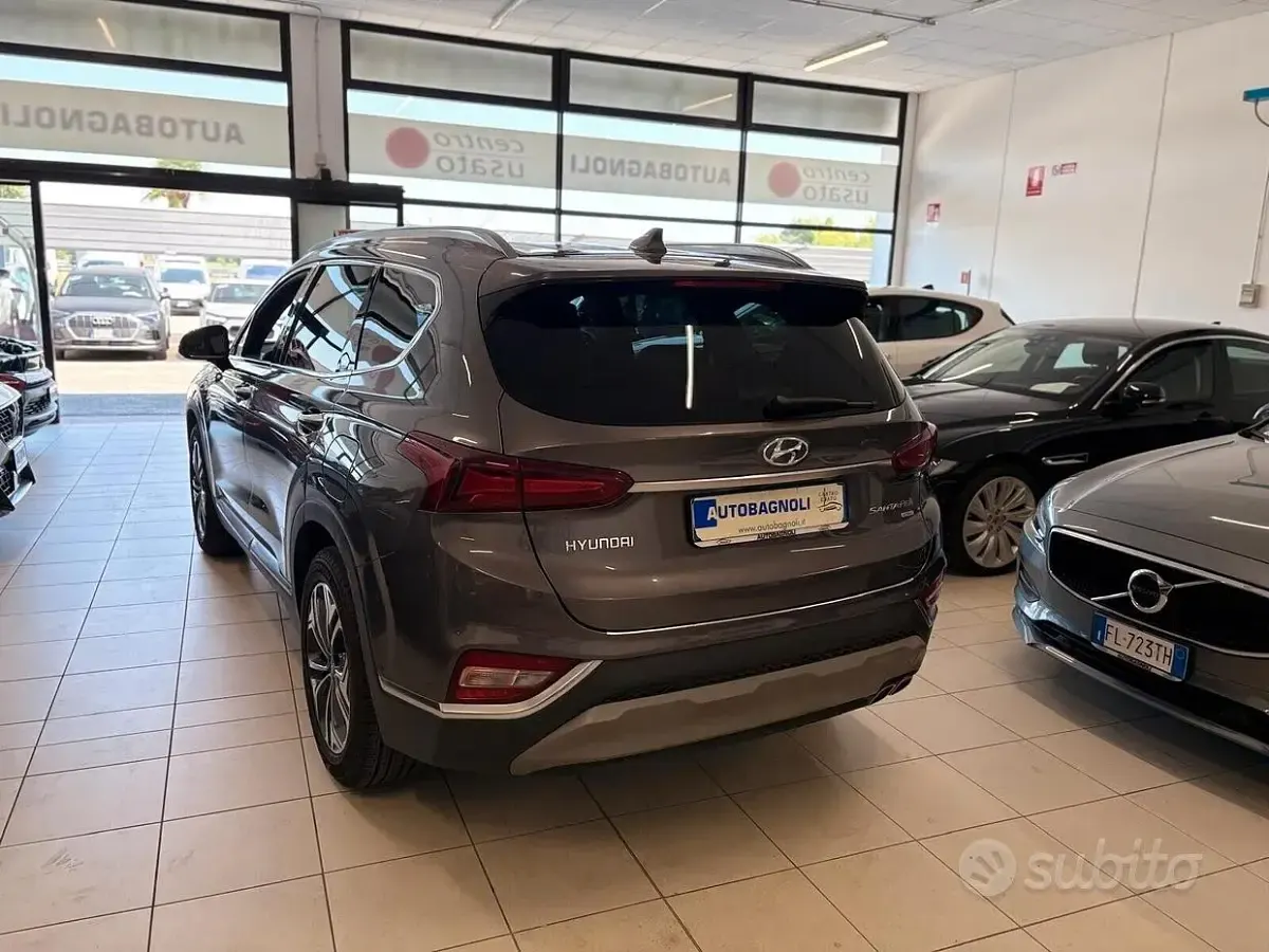 Usata Hyundai Santa Fe XPrime 200 CV (147 kW) 2018 Grigio SUV