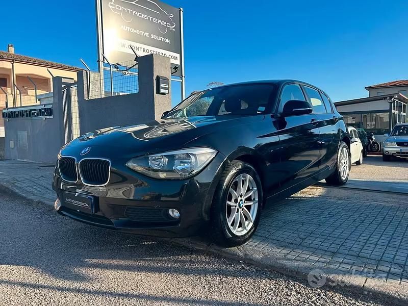 Usata BMW 118 180 CV (132 kW) 2012 Nero Utilitaria